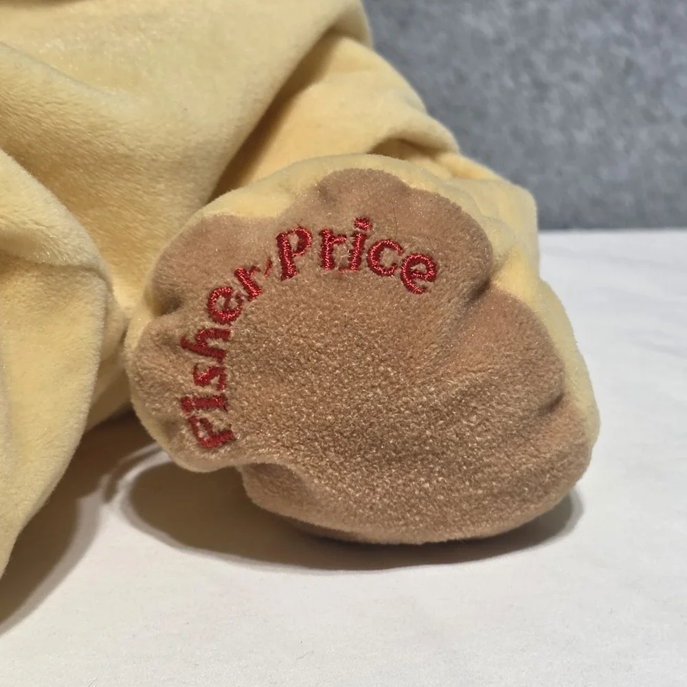 Fisher-Price Bear Plush Stuffed Animal Tan 1993 Vintage MPN 6811 14-24in